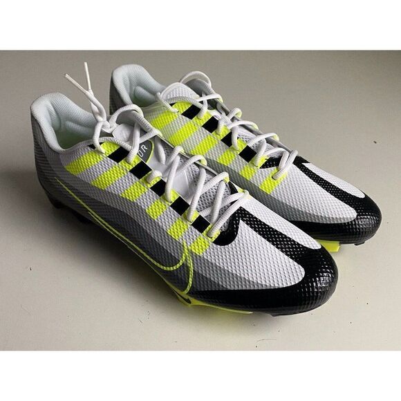 Nike Vapor Edge Speed 360 Football Cleats DQ5110-071 White Grey Black Men’s 15 - Picture 3 of 11